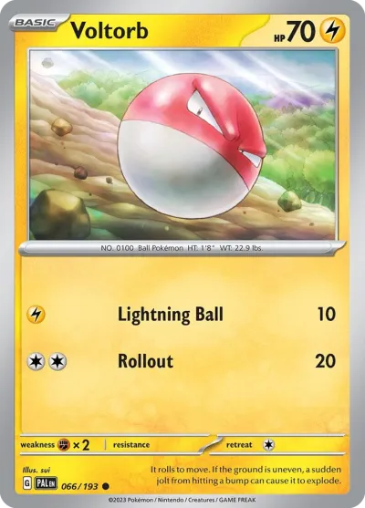 66 Voltorb Paldea Evolved 2023 66 Voltorb Paldea Evolved 2023