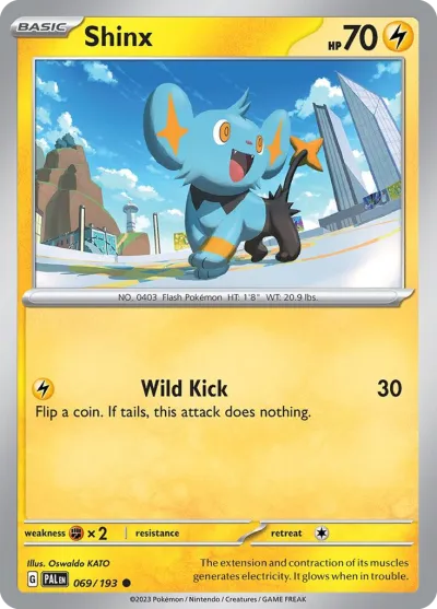 69 Shinx Paldea Evolved 2023 69 Shinx Paldea Evolved 2023