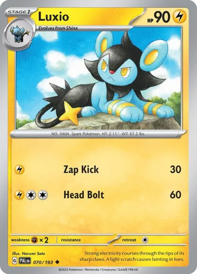 70 Luxio Paldea Evolved 2023 70 Luxio Paldea Evolved 2023