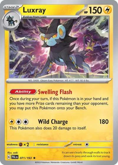 71 Luxray Paldea Evolved 2023 71 Luxray Paldea Evolved 2023