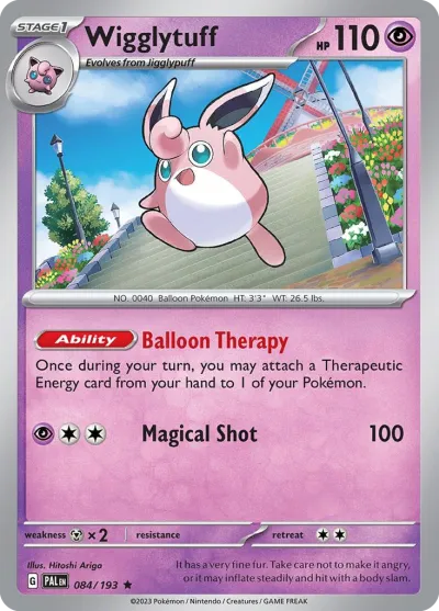 84 Wigglytuff Paldea Evolved 2023 84 Wigglytuff Paldea Evolved 2023