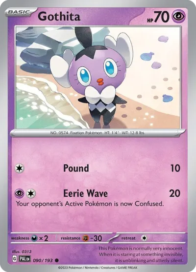 90 Gothita Paldea Evolved 2023 90 Gothita Paldea Evolved 2023