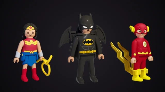 Kinder Maxi DC × Playmobil