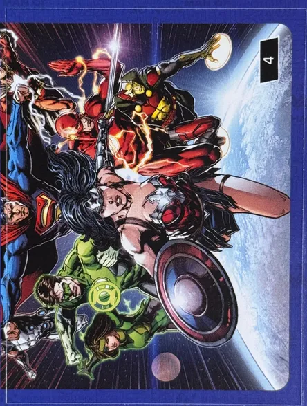 №004 Ліга справедливості DC Universe Infinite: наліпки АТБ 2026 №004 Ліга справедливості DC Universe Infinite: наліпки АТБ 2026