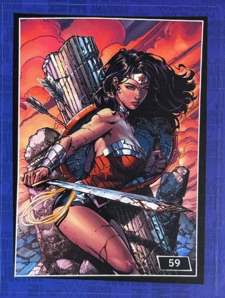 №059 Диво-жінка DC Universe Infinite: наліпки АТБ 2026 №059 Диво-жінка DC Universe Infinite: наліпки АТБ 2026