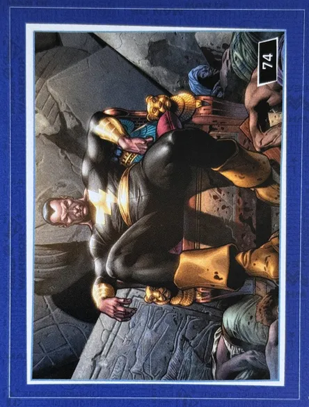 №074 Чорний Адам DC Universe Infinite: наліпки АТБ 2026 №074 Чорний Адам DC Universe Infinite: наліпки АТБ 2026