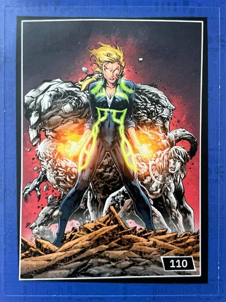 №110 Терра DC Universe Infinite: наліпки АТБ 2026 №110 Терра DC Universe Infinite: наліпки АТБ 2026