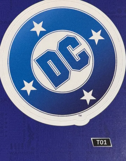 T01 Логотип DC DC Universe Infinite: наліпки АТБ 2026 T01 Логотип DC DC Universe Infinite: наліпки АТБ 2026
