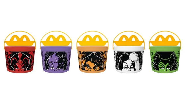 Happy Meal Disney Villains Boo Buckets