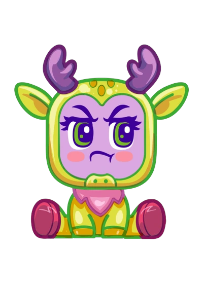 14 Antlers — салатовий Moji Pops Party 2020 14 Antlers — салатовий Moji Pops Party 2020