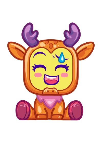 13 Antlers — помаранчевий Moji Pops Party 2020