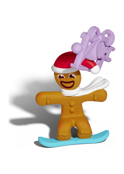 VQ252A Lebkuchenmann auf dem Snowboard Kinder Überraschung Weihnachten 2025 VQ252A Lebkuchenmann auf dem Snowboard Kinder Überraschung Weihnachten 2025
