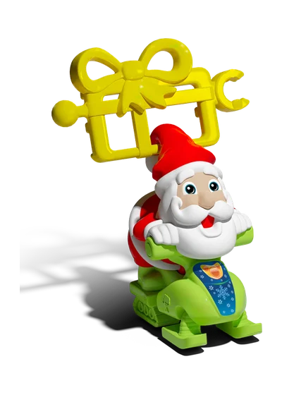VQ254A Weihnachtsmann auf dem Motorschlitten Kinder Überraschung Weihnachten 2025