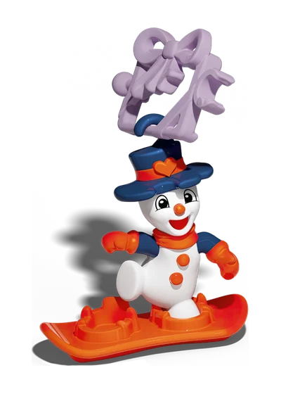 VT240A Schneemann auf dem Snowboard Kinder Überraschung Weihnachten 2025