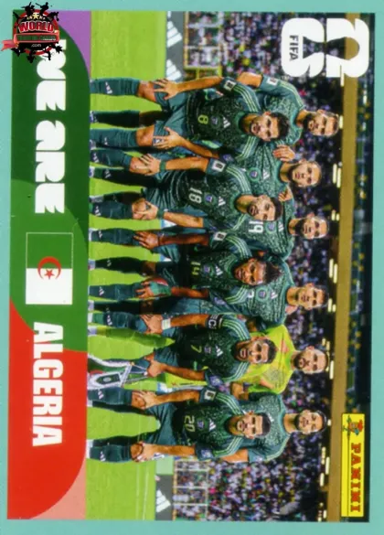 ALG13 Team Photo Panini World Cup 2026 2026 ALG13 Team Photo Panini World Cup 2026 2026