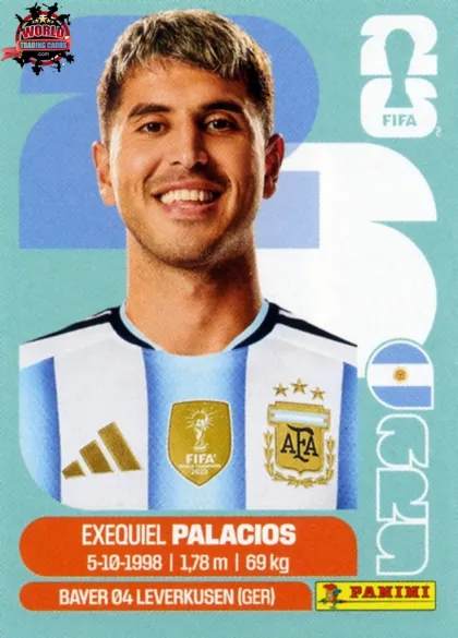 ARG11 Exequiel Palacios Panini World Cup 2026 2026 ARG11 Exequiel Palacios Panini World Cup 2026 2026