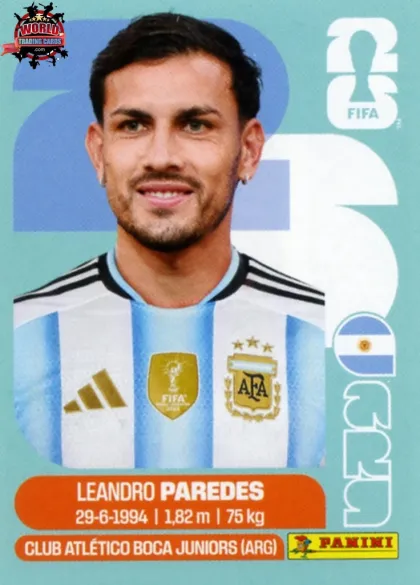 ARG12 Leandro Paredes Panini World Cup 2026 2026 ARG12 Leandro Paredes Panini World Cup 2026 2026