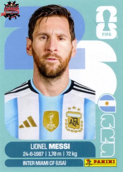 ARG17 Lionel Messi Panini World Cup 2026 2026 ARG17 Lionel Messi Panini World Cup 2026 2026