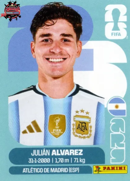 ARG19 Julian Alvarez Panini World Cup 2026 2026 ARG19 Julian Alvarez Panini World Cup 2026 2026