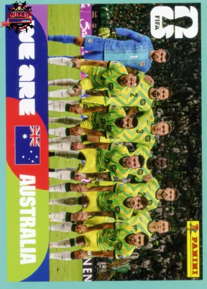 AUS13 Team Photo Panini World Cup 2026 2026 AUS13 Team Photo Panini World Cup 2026 2026
