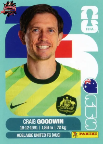 AUS17 Craig Goodwin Panini World Cup 2026 2026 AUS17 Craig Goodwin Panini World Cup 2026 2026