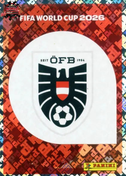 AUT1 Emblem Panini World Cup 2026 2026 AUT1 Emblem Panini World Cup 2026 2026