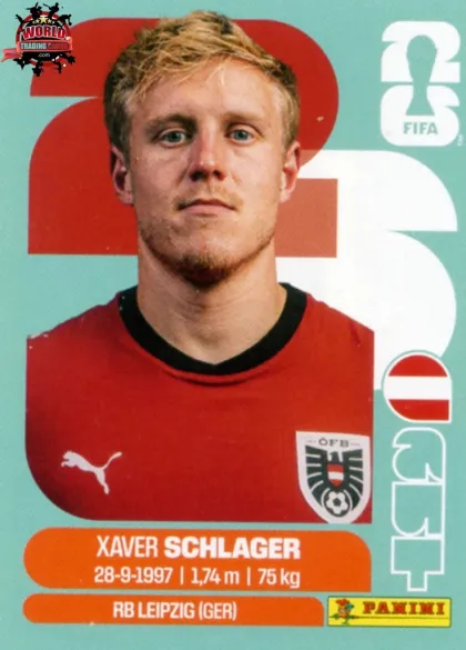 AUT10 Xavier Schlager Panini World Cup 2026 2026 AUT10 Xavier Schlager Panini World Cup 2026 2026