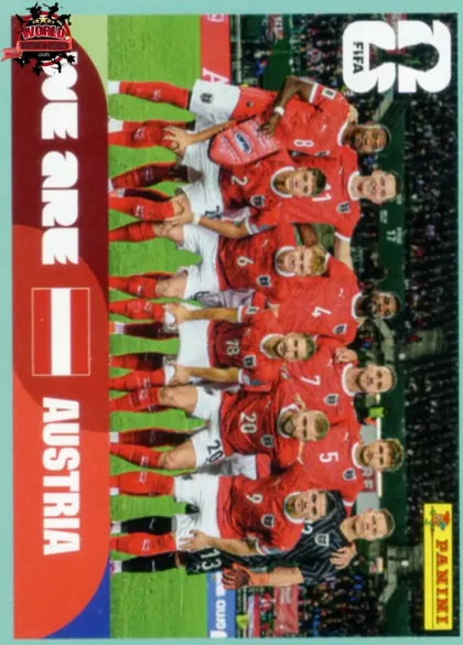 AUT13 Team Photo Panini World Cup 2026 2026 AUT13 Team Photo Panini World Cup 2026 2026