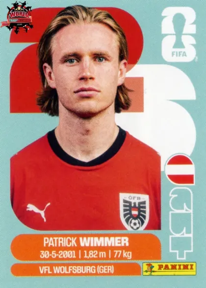 AUT17 Patrick Wimmer Panini World Cup 2026 2026 AUT17 Patrick Wimmer Panini World Cup 2026 2026