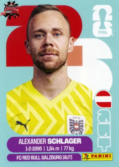 AUT2 Alexander Schlager Panini World Cup 2026 2026 AUT2 Alexander Schlager Panini World Cup 2026 2026