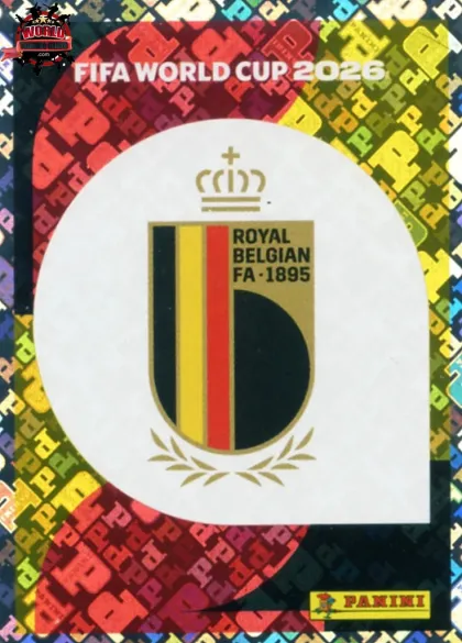BEL1 Emblem Panini World Cup 2026 2026 BEL1 Emblem Panini World Cup 2026 2026
