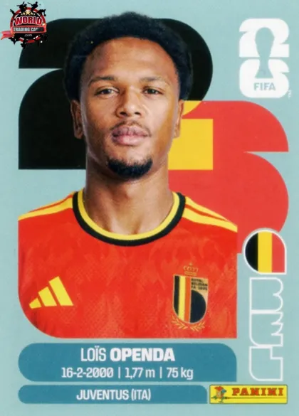 BEL19 Loïs Openda Panini World Cup 2026 2026 BEL19 Loïs Openda Panini World Cup 2026 2026