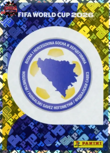 BIH1 Emblem Panini World Cup 2026 2026 BIH1 Emblem Panini World Cup 2026 2026