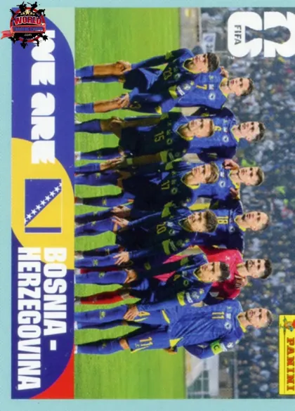 BIH13 Team Photo Panini World Cup 2026 2026 BIH13 Team Photo Panini World Cup 2026 2026