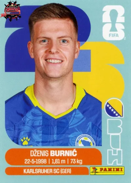 BIH14 Dzenis Burnic Panini World Cup 2026 2026 BIH14 Dzenis Burnic Panini World Cup 2026 2026