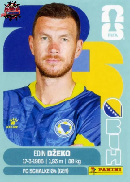 BIH18 Edin Dzeko Panini World Cup 2026 2026 BIH18 Edin Dzeko Panini World Cup 2026 2026