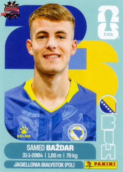 BIH19 Samed Bazdar Panini World Cup 2026 2026 BIH19 Samed Bazdar Panini World Cup 2026 2026