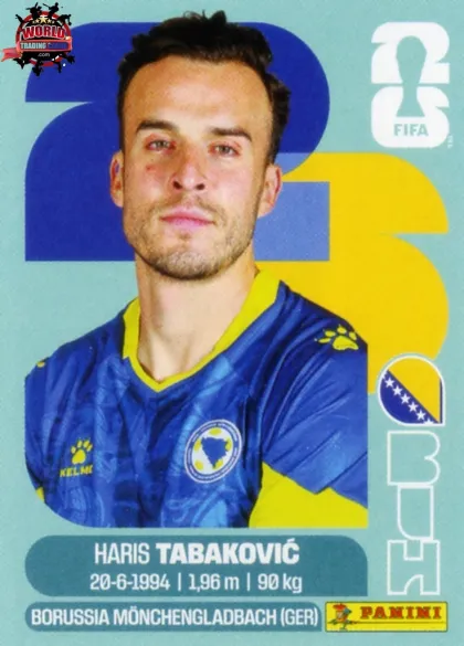 BIH20 Haris Tabakovic Panini World Cup 2026 2026 BIH20 Haris Tabakovic Panini World Cup 2026 2026