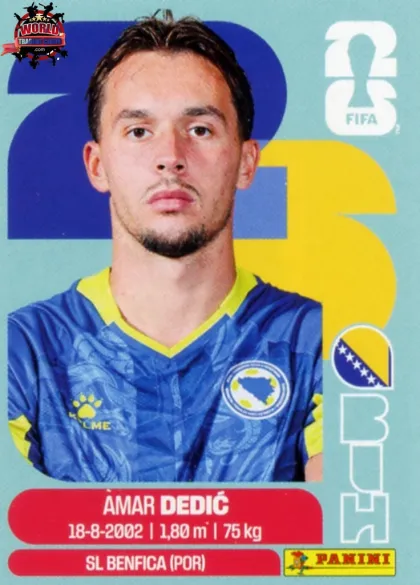 BIH3 Amer Dedic Panini World Cup 2026 2026 BIH3 Amer Dedic Panini World Cup 2026 2026