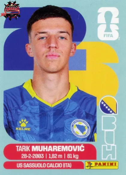 BIH5 Tarik Muharemovic Panini World Cup 2026 2026 BIH5 Tarik Muharemovic Panini World Cup 2026 2026