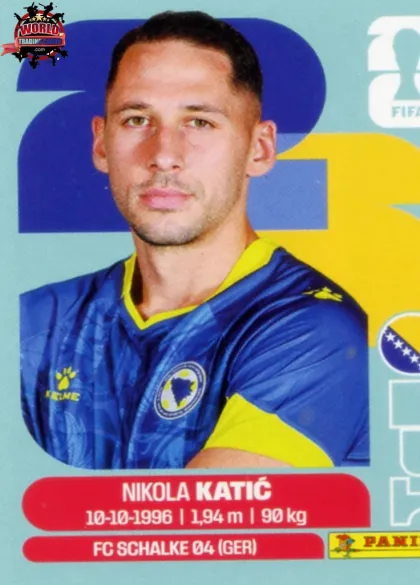 BIH7 Nikola Katic Panini World Cup 2026 2026 BIH7 Nikola Katic Panini World Cup 2026 2026