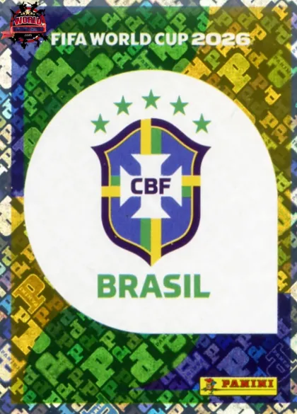 BRA1 Emblem Panini World Cup 2026 2026 BRA1 Emblem Panini World Cup 2026 2026