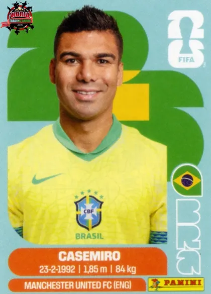 BRA10 Casemiro Panini World Cup 2026 2026 BRA10 Casemiro Panini World Cup 2026 2026