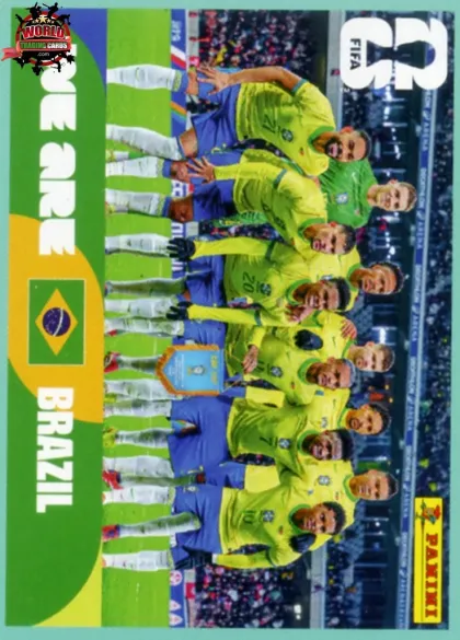 BRA13 Team Photo Panini World Cup 2026 2026 BRA13 Team Photo Panini World Cup 2026 2026