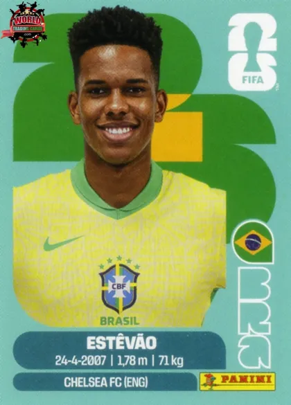 BRA20 Estévão Panini World Cup 2026 2026 BRA20 Estévão Panini World Cup 2026 2026
