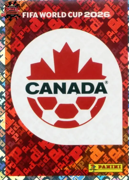 CAN1 Emblem Panini World Cup 2026 2026 CAN1 Emblem Panini World Cup 2026 2026