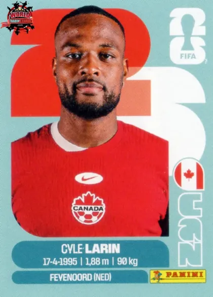 CAN19 Cyle Larin Panini World Cup 2026 2026 CAN19 Cyle Larin Panini World Cup 2026 2026