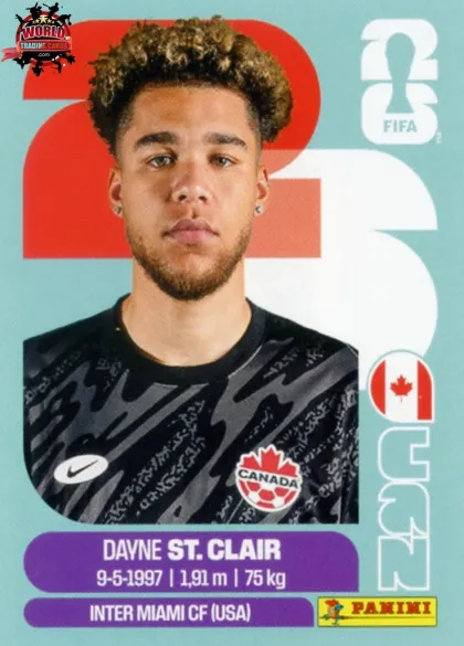 CAN2 Dayne St.Clair Panini World Cup 2026 2026 CAN2 Dayne St.Clair Panini World Cup 2026 2026
