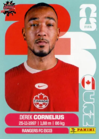 CAN7 Derek Cornelius Panini World Cup 2026 2026 CAN7 Derek Cornelius Panini World Cup 2026 2026
