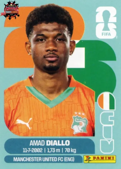 CIV15 Amad Diallo Panini World Cup 2026 2026 CIV15 Amad Diallo Panini World Cup 2026 2026